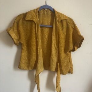 Urban Outfitters Tie crop top